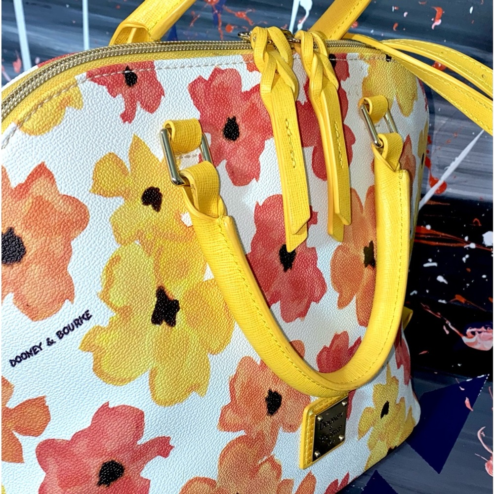 🎈SOLD🎈Dooney & Bourke Satchel Shoulder Bag Crossbody or Purse - Picture 7 of 14